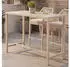 MCW P91 Stehtisch Outdoor Metall 105x130x65cm, Creme (100624)