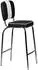 Finebuy American Diner Barhocker Kunstleder Schwarz/Weiß, Sitzhöhe 76cm (SuVa2790_1)