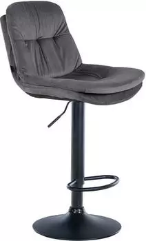 CLP Barhocker Laurel Samtbezug, h&ouml;henverstellbar, drehbar (Laurel)