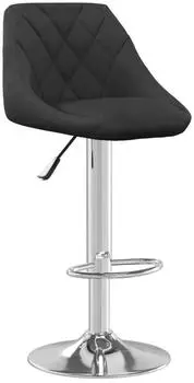 vidaXL Barhocker Samt Schwarz (335291)