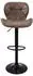 ML-Design Barhocker 4er Set, Kunstleder, Braun, höhenverstellbar, 360° drehbar