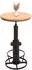Mendler HWC-N20 Bartisch Bistrotisch höhenverstellbar Massivholz Ø61cm natur (106033)