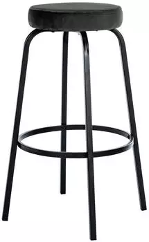 CLP Kamari Barhocker Polstersitz Metallgestell dunkelgrau (324866)