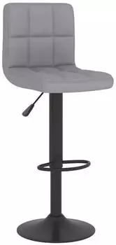 vidaXL Barhocker Stoff Hellgrau