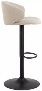 Actona Ella Barhocker 2er-Set Polyester beige/schwarz (92430534-0)