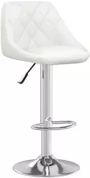 vidaXL Barhocker wei&szlig; Kunstleder (335169)