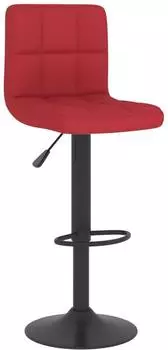 vidaXL Barhocker Stoff weinrot