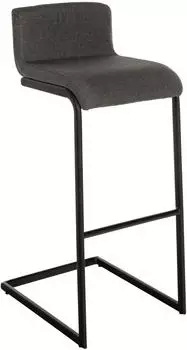 CLP Newport Barhocker Freischwinger, Stoff, dunkelgrau (324913)