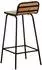 vidaXL Barhocker 2 Stk. Altholz Massiv, Braun (321954)