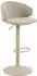 ebuy24 Ella Barhocker Bouclé beige, Drehfunktion, 2er-Set (11-0000109561)