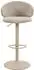ebuy24 Ella Barhocker Bouclé beige, Drehfunktion, 2er-Set (11-0000109561)
