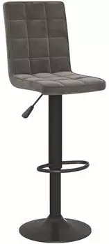vidaXL Barhocker Dunkelgrau Samt (335753)
