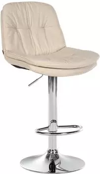 CLP Laurel Barhocker Stoff, drehbar, h&ouml;henverstellbar, creme