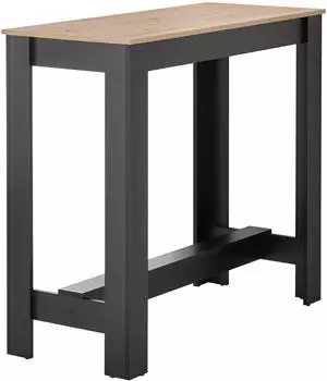 Stolkom Modesto Bartisch Holzwerkstoff Artisan Eiche/schwarz, 115x103x50cm