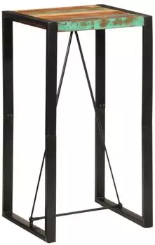 vidaXL Bartisch Altholz massiv 60x55x110cm