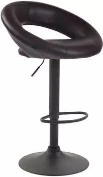 CLP Olinda Barhocker Kunstleder, h&ouml;henverstellbar, braun/schwarz (315786)