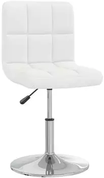 vidaXL Barhocker wei&szlig; Kunstleder (334169)