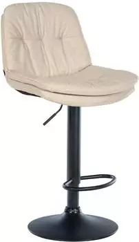 CLP Barhocker Laurel Stoffbezug, h&ouml;henverstellbar, drehbar, creme