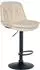 CLP Barhocker Laurel Stoffbezug, höhenverstellbar, drehbar, creme