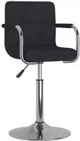 vidaXL Barhocker Schwarz Stoff