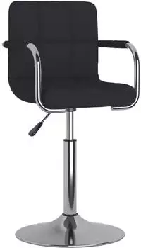 vidaXL Barhocker schwarz, Stoff (334549)