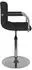 vidaXL Barhocker schwarz, Stoff (334549)