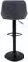 ML-Design Barhocker 2er Set, Kunstleder, anthrazit, höhenverstellbar, 360° drehbar, mit Rückenlehne und Fußstütze