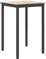 vidaXL Bartisch 70 x 70 x 105 cm Massives Kiefernholz Natur