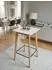 KADIMA DESIGN Bartisch skandinavisch, quadratisch, Eichenbeine 60x60x110cm