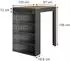 VICCO Repose Bartisch Goldkraft Eiche/anthrazit, 67x100cm (55345)