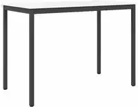 vidaXL Bartisch Wei&szlig; 150 x 80 x 105 cm Massives Kiefernholz