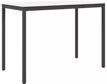 vidaXL Bartisch, Kiefernholz massiv, wei&szlig;, 150x80x105cm (892810)