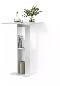 Livinity Regusa Bartisch wei&szlig;, Holzwerkstoff, 65x106x65cm (800001620262)