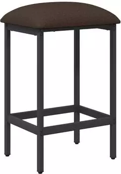 vidaXL Barhocker taupe, Holzwerkstoff, 40x32x74cm