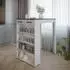VICCO Repose Bartisch weiß/anthrazit, 67x100cm (55344)