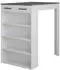 VICCO Repose Bartisch weiß/anthrazit, 67x100cm (55344)