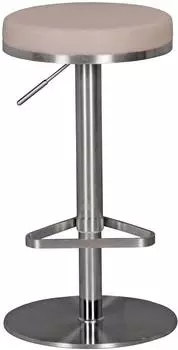 Finebuy Barhocker "Taube" h&ouml;henverstellbar, Kunstleder, Edelstahl, 360&deg; drehbar (SuVa4818_1)