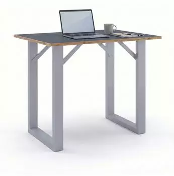 VCM Salia Bartisch / Stehtisch 110x50x100cm, silber / anthrazit