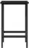 vidaXL Barhocker 2er-Set, schwarz, Eichen-Optik, 40x32x74cm (8006146)
