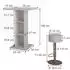 VICCO Repose Bartisch-Set weiß, 75x75cm, mit 2 Barhockern (55717)