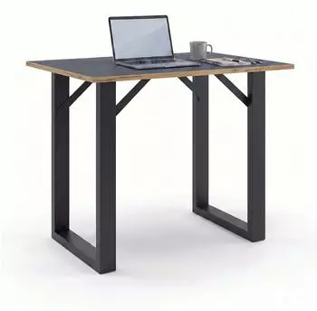 VCM Salia Bartisch / Stehtisch 110x50x102cm, schwarz/anthrazit
