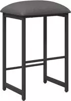 vidaXL Barhocker Hellgrau 40 x 32 x 74 cm Holzwerkstoff