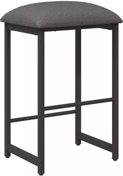 vidaXL Barhocker hellgrau, Holzwerkstoff, 40x32x74cm (8006217)
