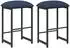 vidaXL Barhocker 2 Stk. blau, Holzwerkstoff, 40x32x74cm (8006228)