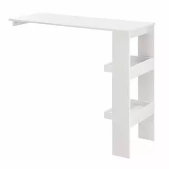 en.casa Brom&ouml;lla Bartisch 120x45x106cm, wei&szlig; (800000468013)