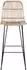 vidaXL Barhocker 2er-Set Rattan & Stahl 44x55x109cm (42033210)