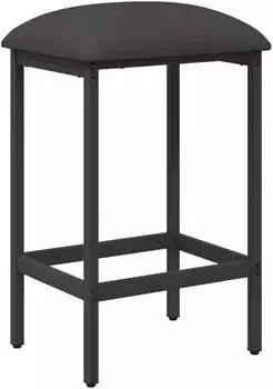 vidaXL Barhocker dunkelgrau, Holzwerkstoff (8006171)