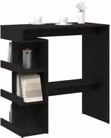 vidaXL Bartisch 100 x 48 x 101,5 cm Holzwerkstoff Schwarz Eichen-Optik