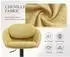LuxusKollektion Barhocker 4er-Set Chenille, höhenverstellbar, drehbar, gelb