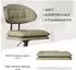 LuxusKollektion Barhocker 2er Set, gepolstert mit Rückenlehne, höhenverstellbar, beige